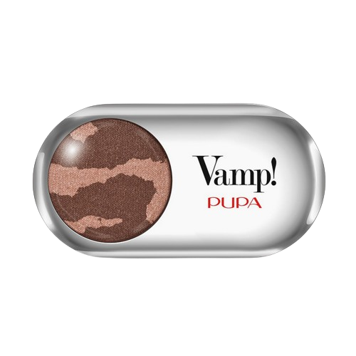 Pupa Milano Vamp! Fusion Satin Eyeshadow 408-Brown on Fire - Nude & Brown 1.5gr