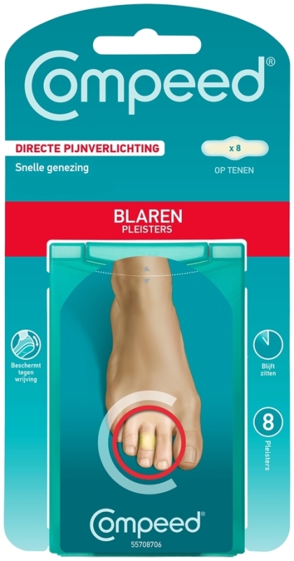 Compeed Blaren op tenen 8 stuks