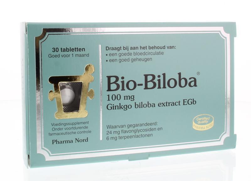 Pharma Nord Bio biloba 30 tabletten