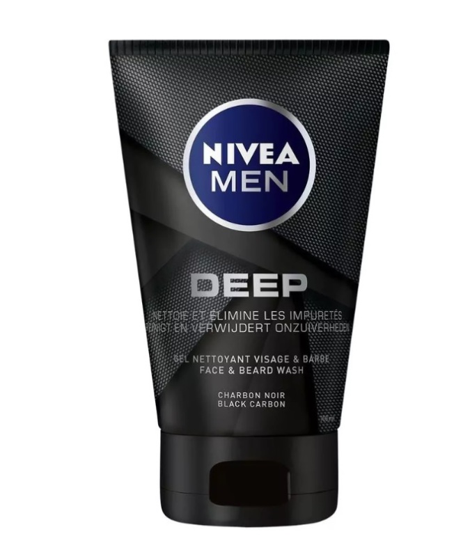 Nivea Men deep face- en beardwash 100 ML