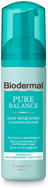 Biodermal Cleansing mousse pure balance skin renewing 150ml