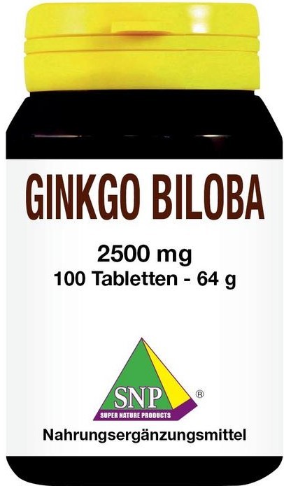 SNP Ginkgo biloba 2500 mg 100tb
