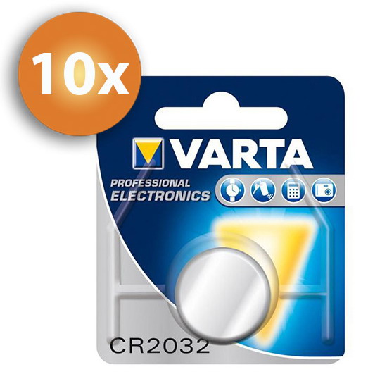 Varta Voordeelpak  CR2032 knoopcel batterijen - 10 stuks
