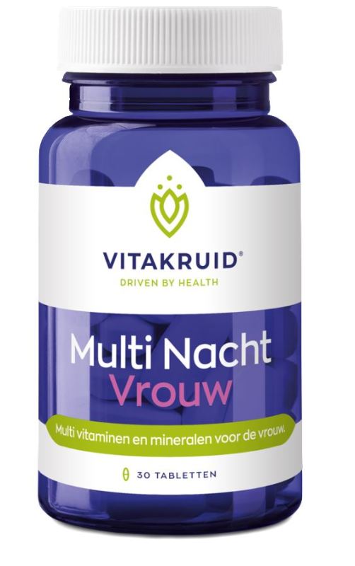 Vitakruid Multi nacht vrouw 30 tabletten