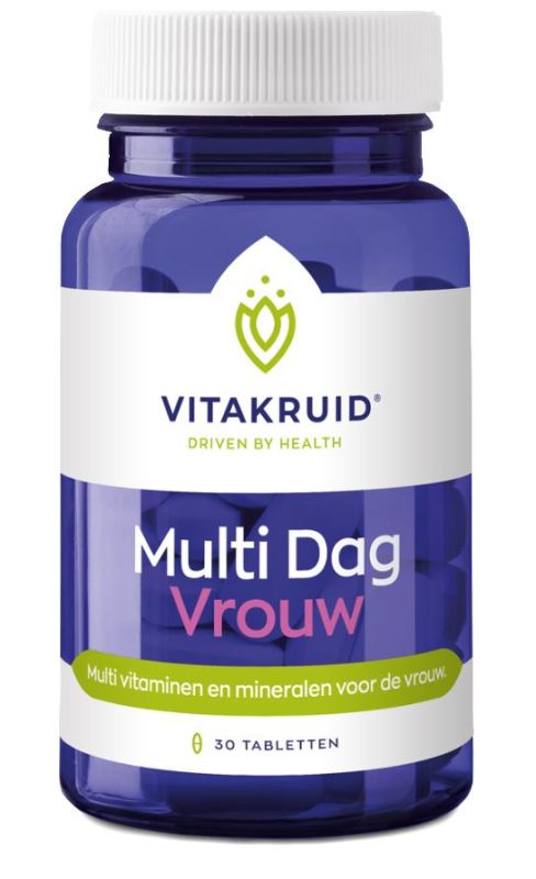 Vitakruid Multi dag vrouw 30 tabletten