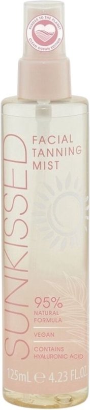Sunkissed Facial tanning mist zelfbruiner clean ocean 125 ML
