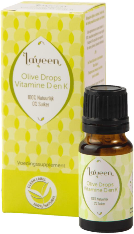 Laveen Olive drops vitamine d en k 10 ML