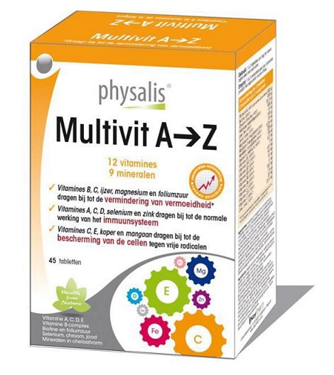 Physalis Multivitamine a-z 45 tabletten