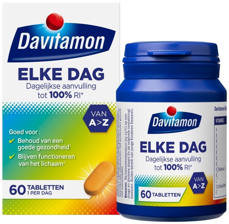 Davitamon Elke dag tabletten 60 Tabletten