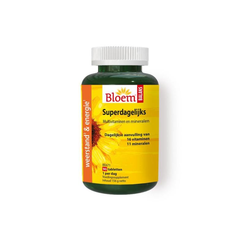 Bloem Superdagelijks multivitamine 90 tabletten