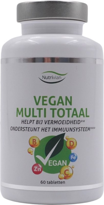 Nutrivian Vegan multi totaal 60 Tabletten