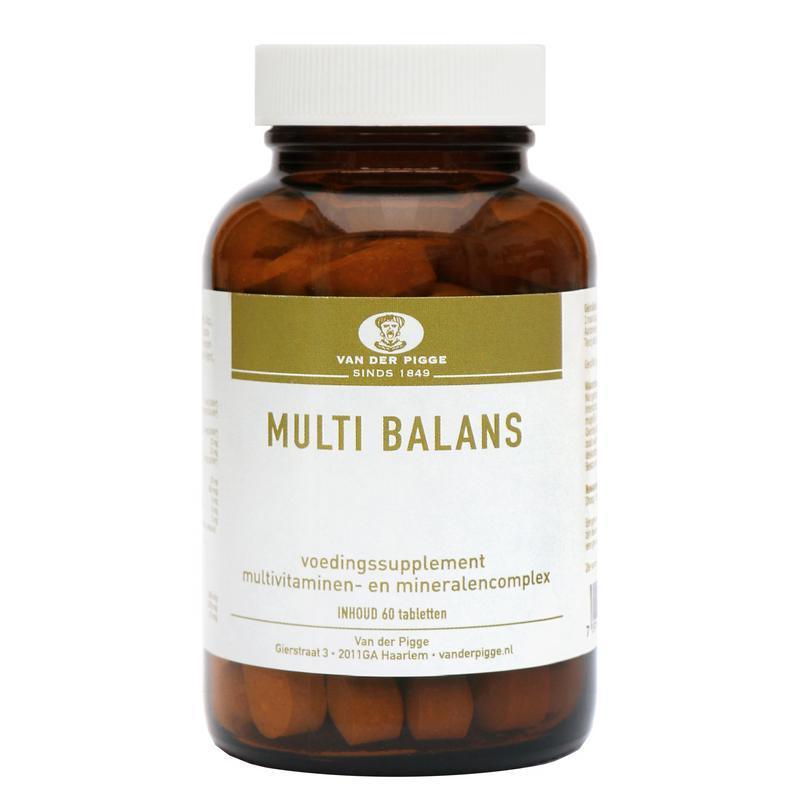 Van Der Pigge Multi balans 60 Tabletten