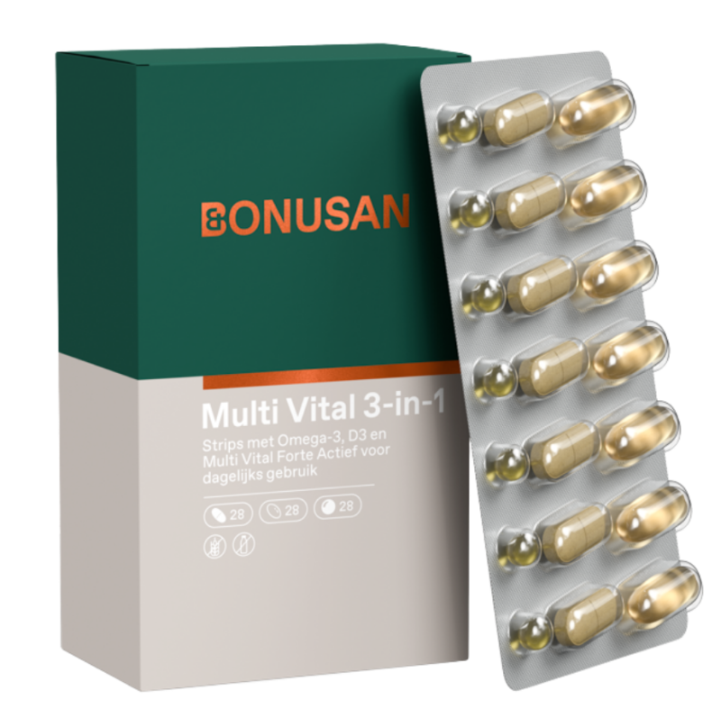 Bonusan Multi vital 3-in-1 84 Stuks