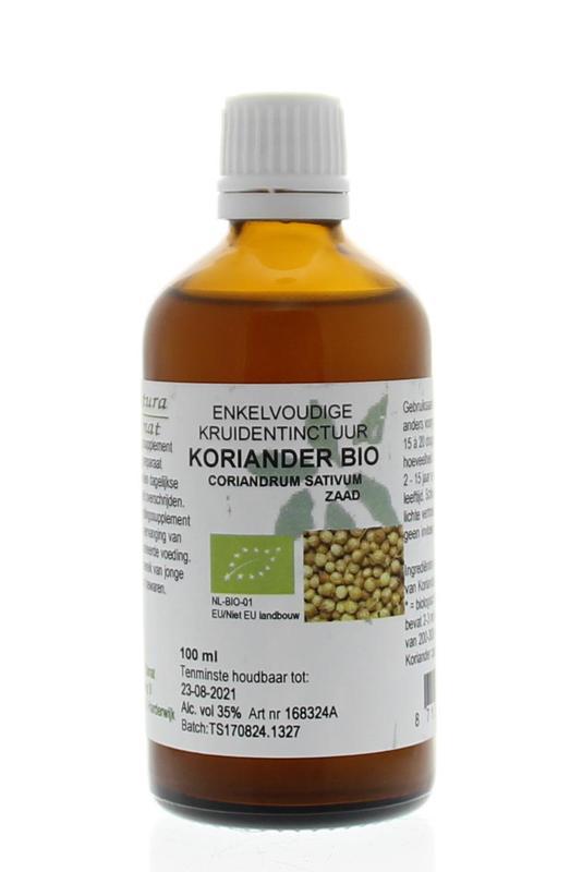 Natura Sanat Koriander tinctuur bio 100ml