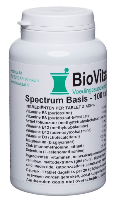 VeraSupplements Spectrum basis 100 tabletten