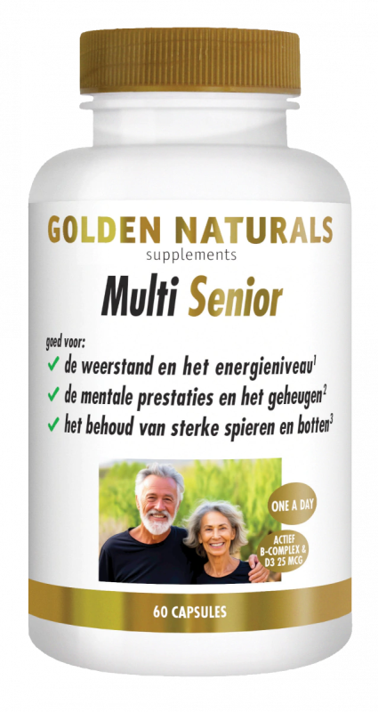 Golden Naturals Multi senior 60 capsules