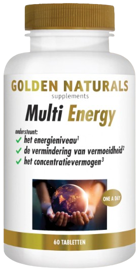 Golden Naturals Multi energy 60 veganistische tabletten