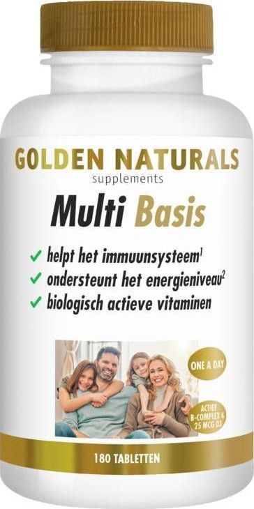 Golden Naturals Multi basis 180 Tabletten