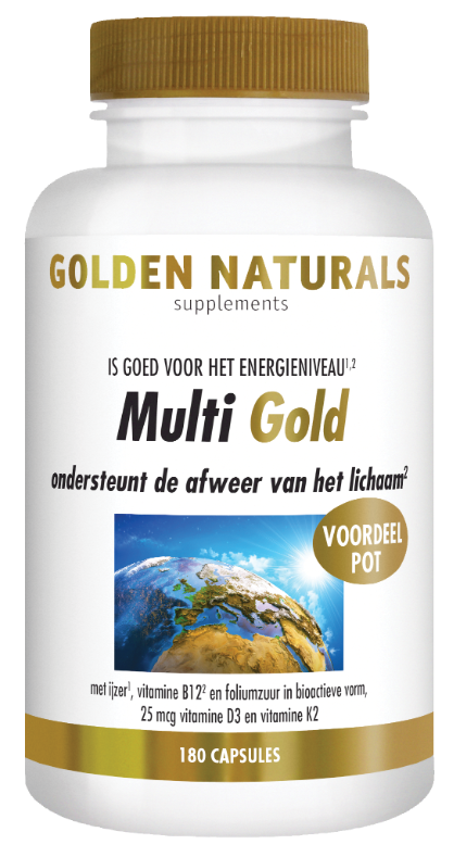 Golden Naturals Multi gold 180 vegetarische capsules