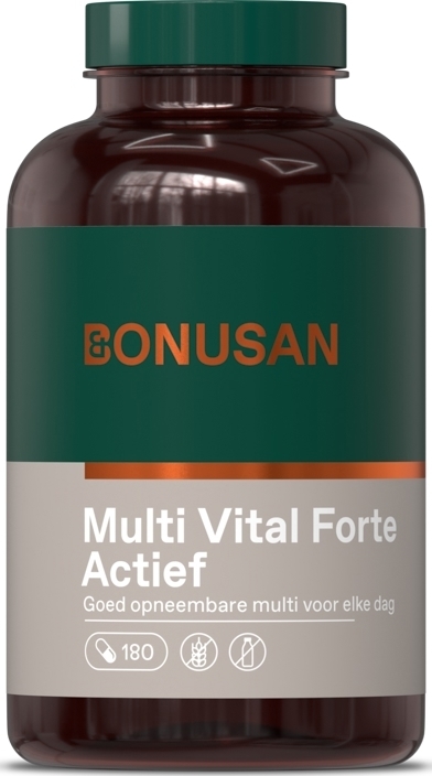 Bonusan Multi vital forte actief 180 Capsules