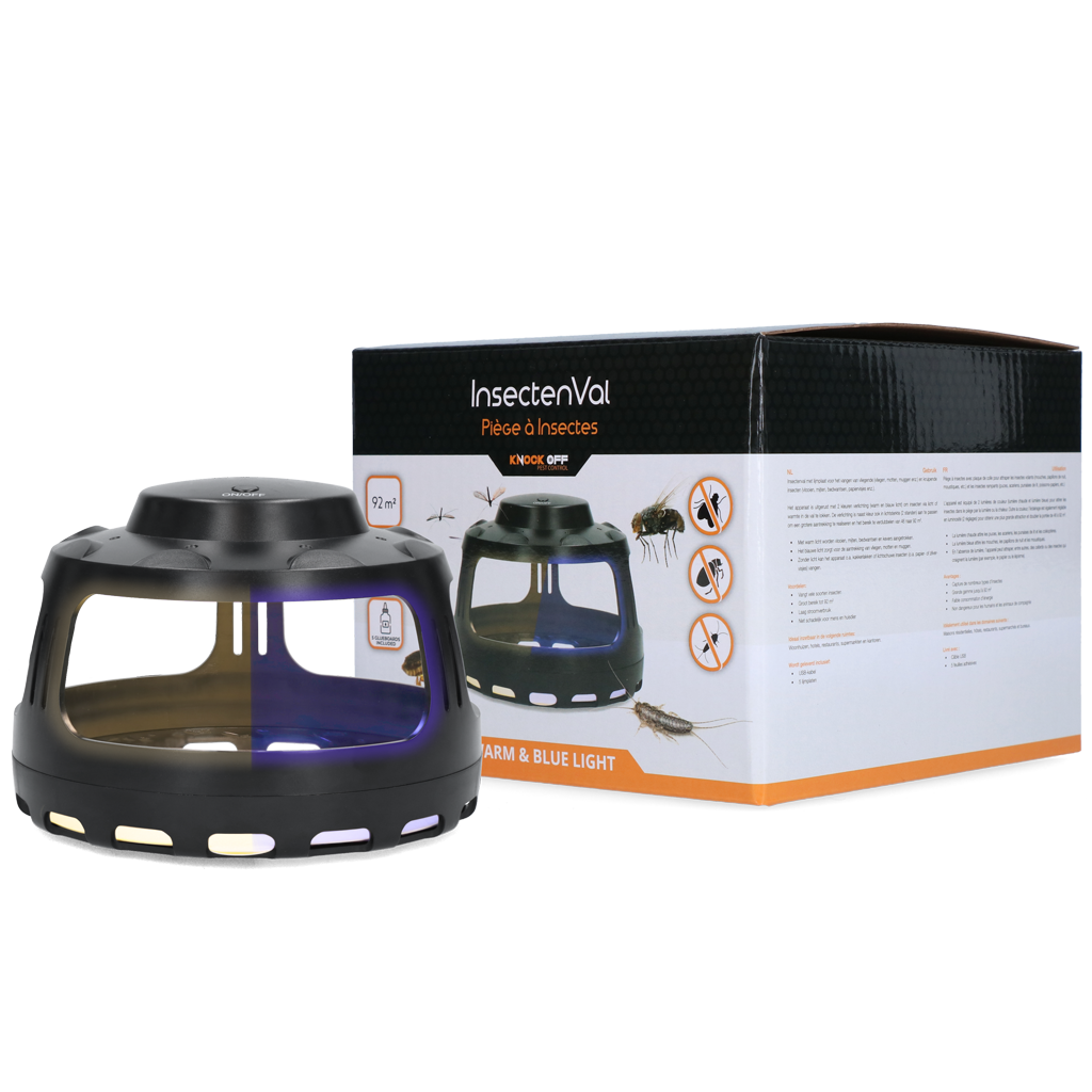 Knock Pest Insectenval met 2 kleuren verlichting