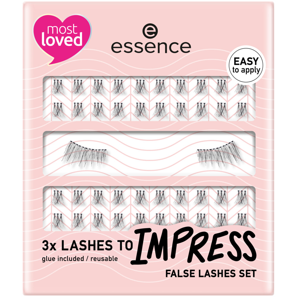 Essence 3x LASHES TO IMPRESS False Lashes Set 01 Hey pretty lashes!
