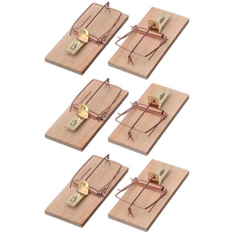 Ubbink Muizenval - 6x stuks - muizenklemmen - 10 cm - Ongediertebestrijding -