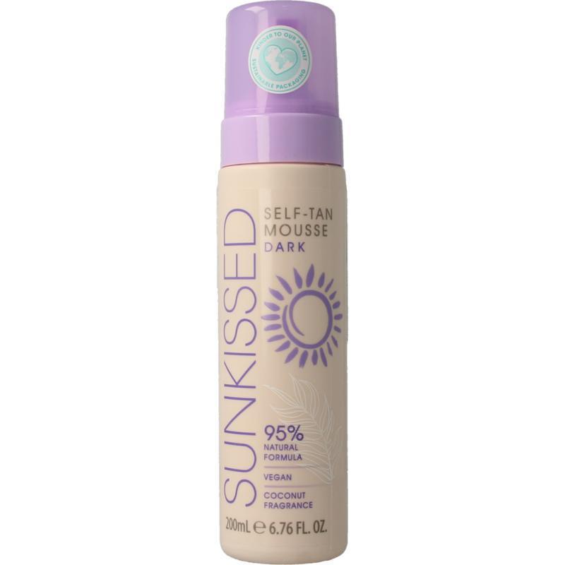 Sunkissed Self tan mousse dark 200 ML