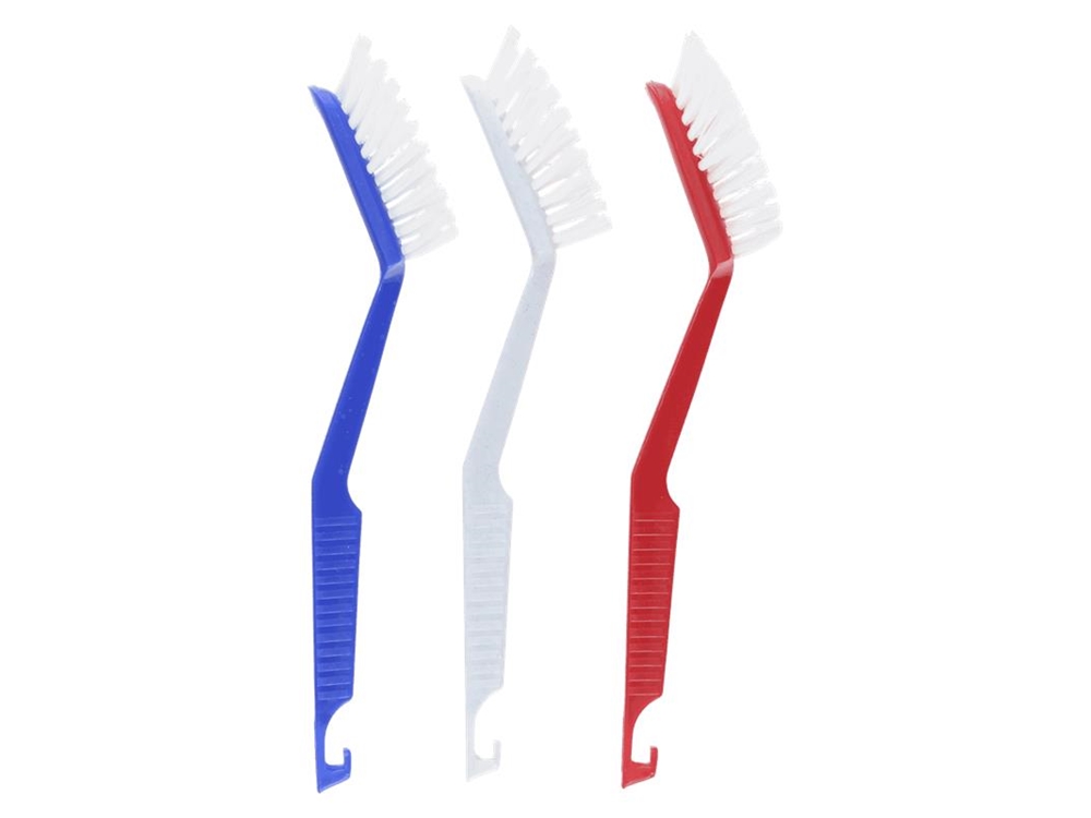 Merkloos Afwasborstel plastic nylon haar pak a 6