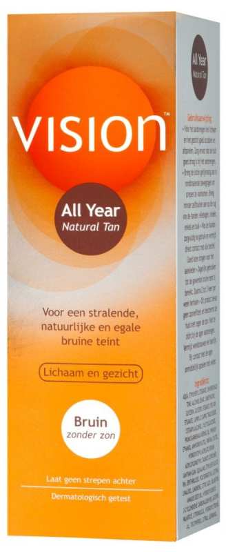 Vision All year natural tan lotion 135 ML
