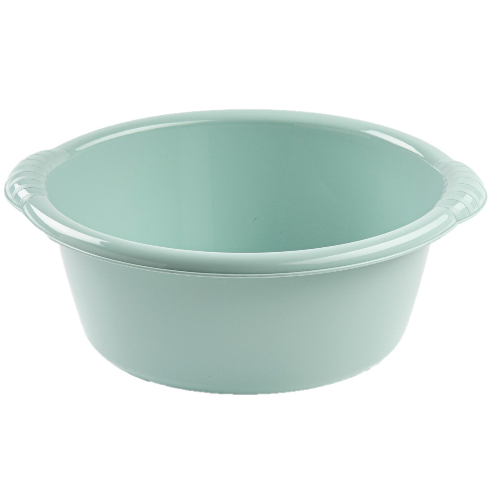 PlasticForte Afwasteiltje - 6 liter - mintgroen - rond - x 14 cm -