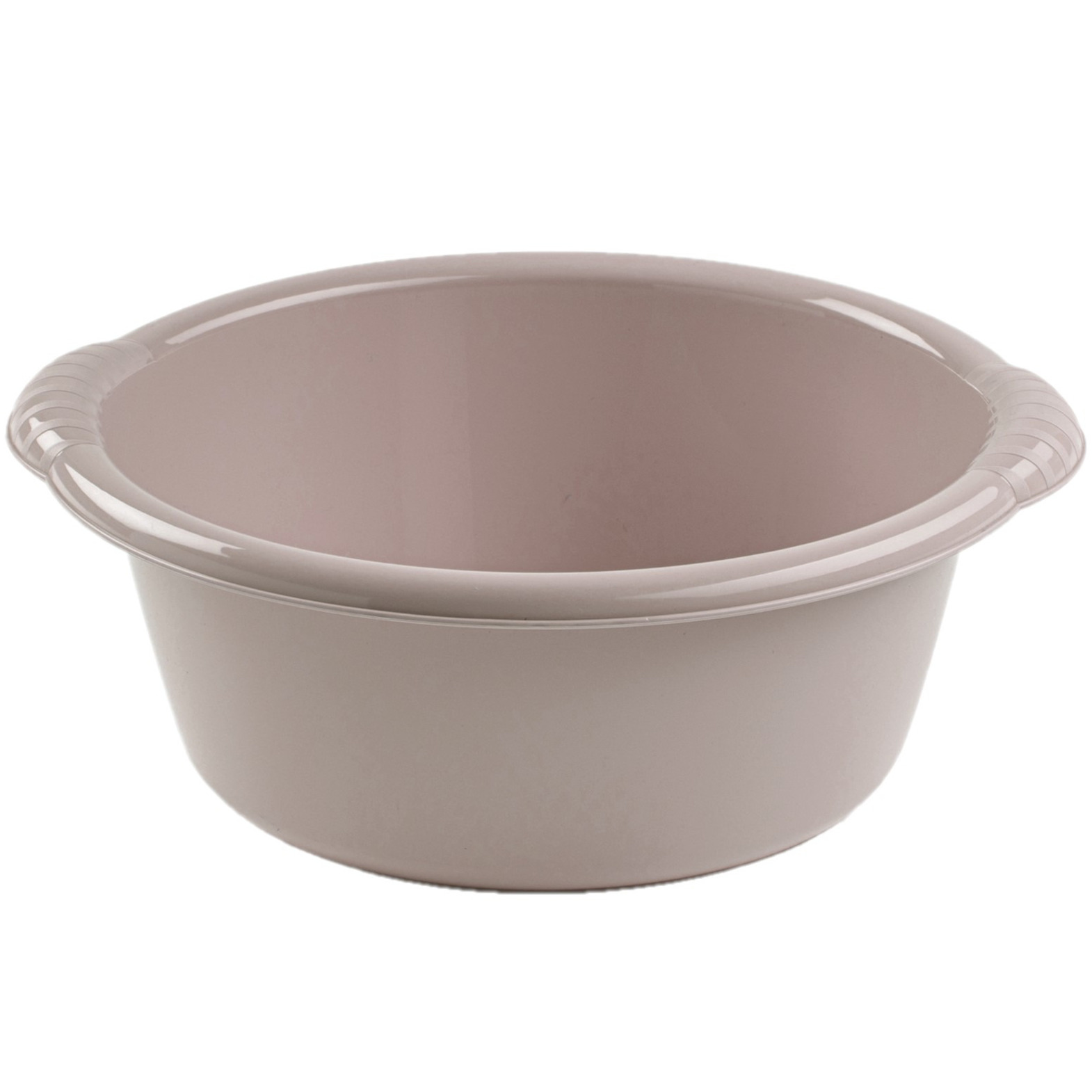 PlasticForte Afwasteiltje - 6 liter - taupe - rond - x 14 cm -
