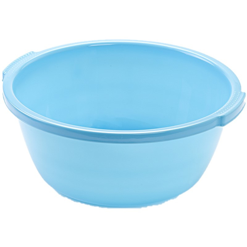 PlasticForte Kunststof teiltje/afwasbak rond 10 liter blauw -