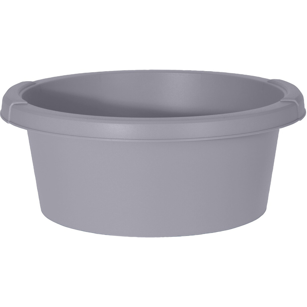 Excellent Houseware afwasteil/afwasbak - grijs - rond - kunststof - 6 liter -