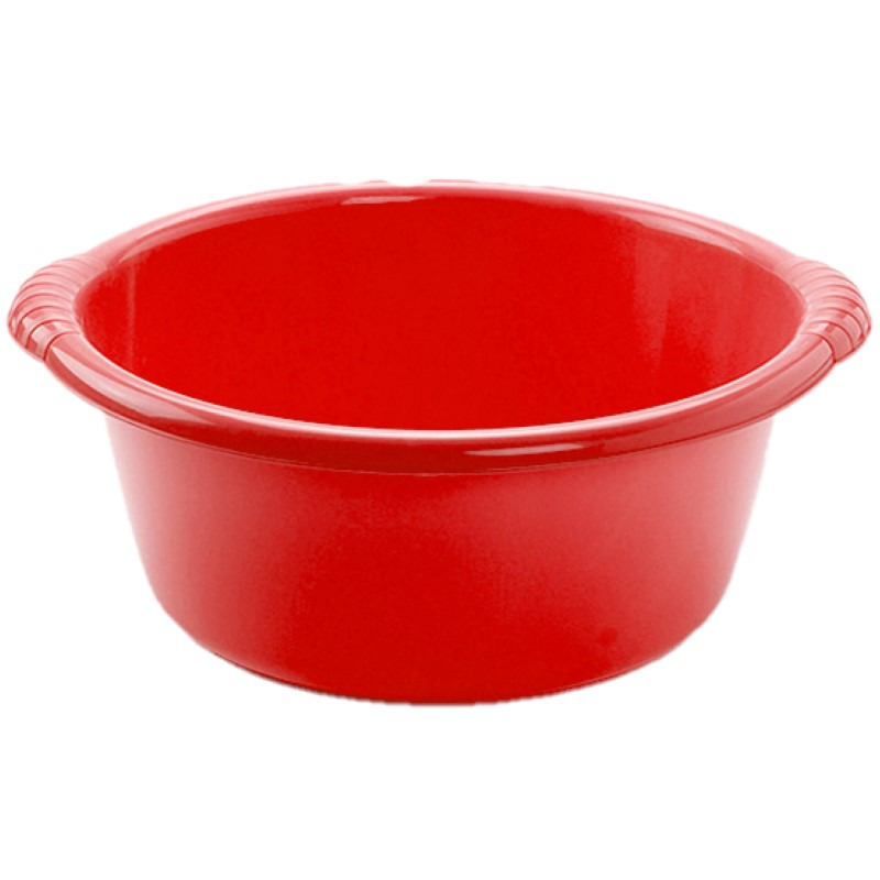 PlasticForte Kunststof teiltje/afwasbak rond 10 liter rood -