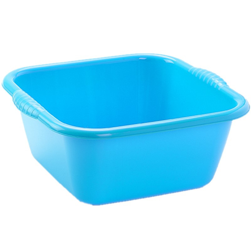 PlasticForte teiltje/afwasbak - vierkant - kunststof - 15 liter - x x 16 cm - Blauw -