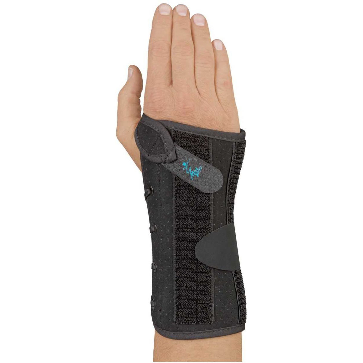 Basko Wrist Lacer Polsbrace Links - Zwart - Kort