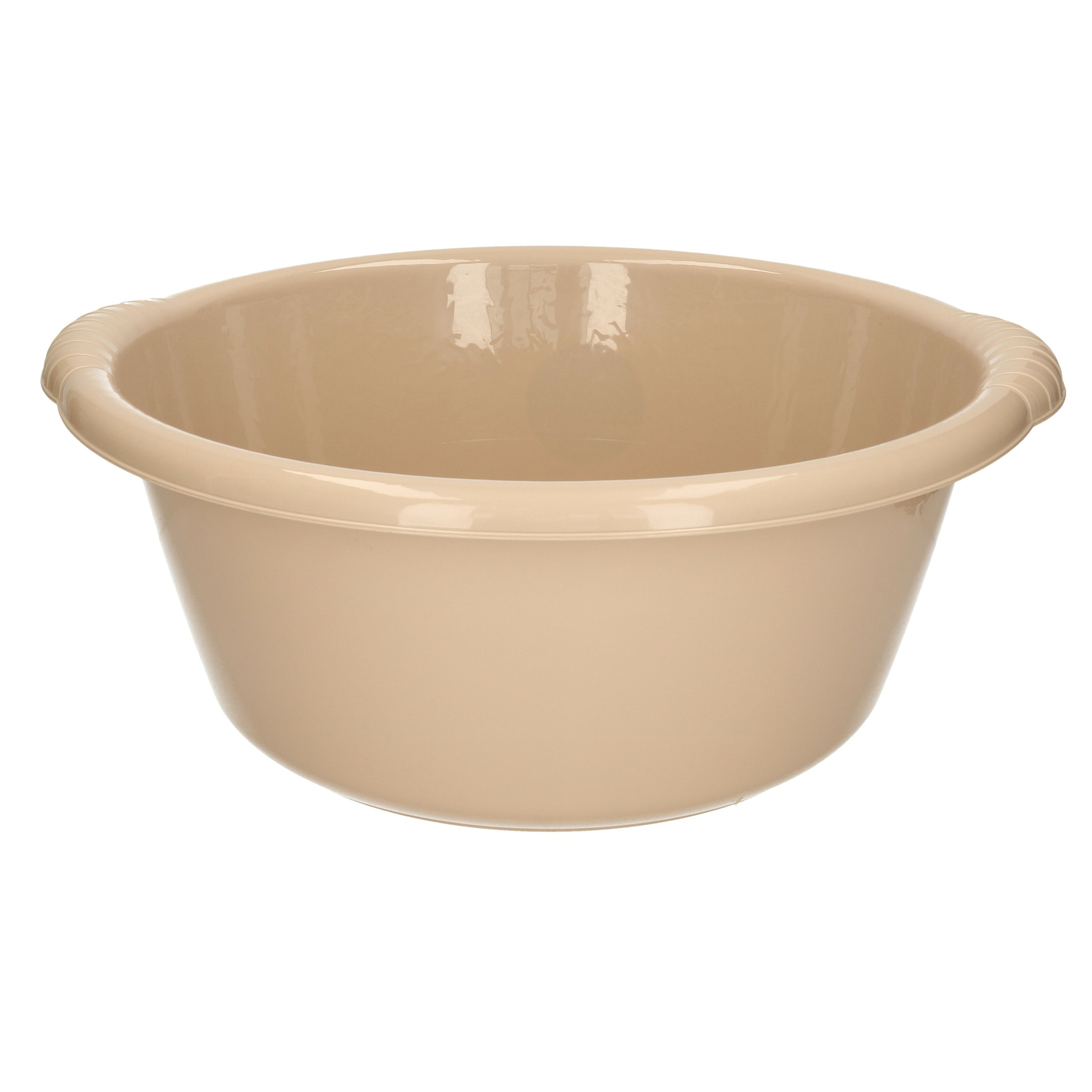 PlasticForte Afwasbak teil - 15 liter - beige - kunststof - 45,5 x 42,5 x 17 cm -