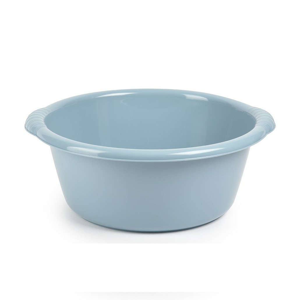 PlasticForte Afwasbak teil - 15 liter - licht blauw - kunststof - 45,5 x 42,5 x 17 cm -
