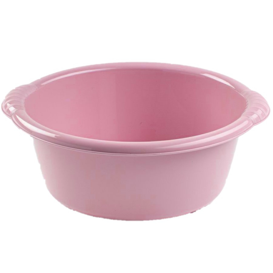 PlasticForte Afwasteiltje - 15 liter - oud roze - rond - afwasbak - x 17 cm -