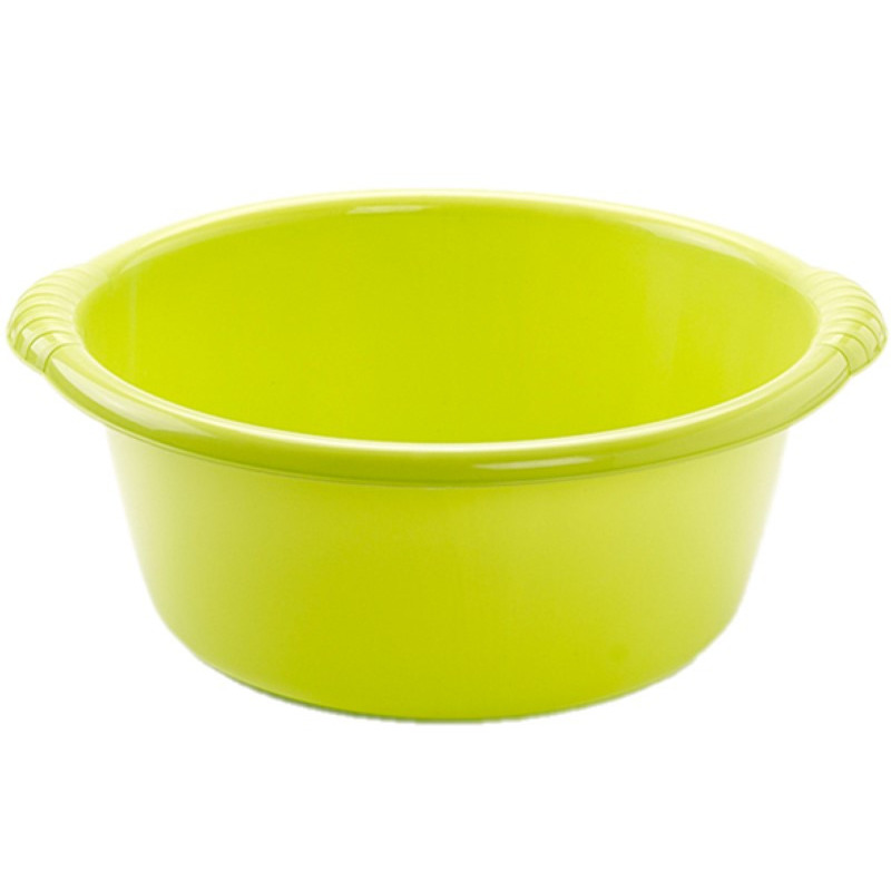 PlasticForte Afwasteiltje - 15L - groen - rond - afwasbak - x 17 cm - teiltje - kunststof -