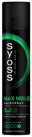 Syoss Hairspray max hold 300 ML