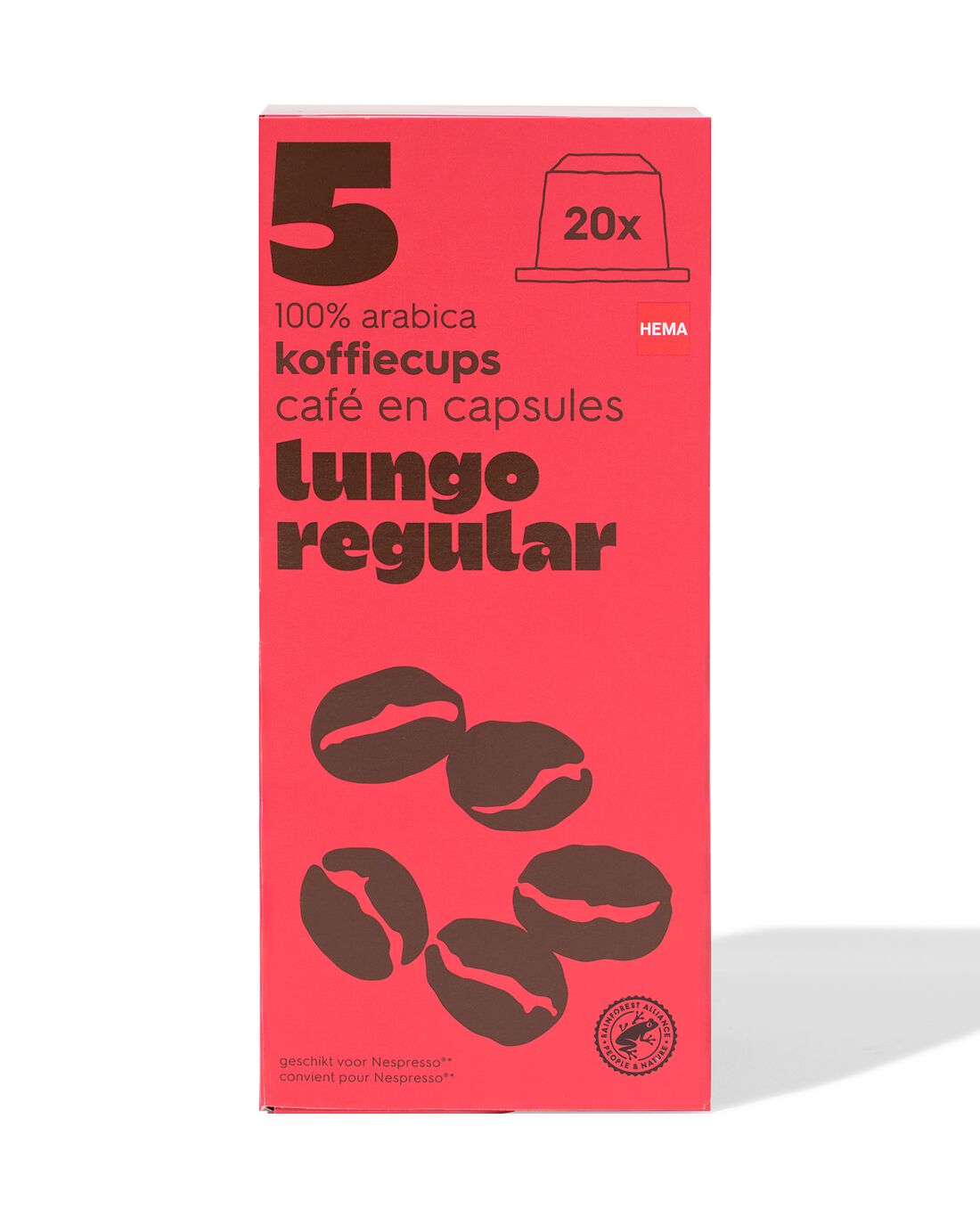 HEMA Koffiecups lungo regular - 20 stuks