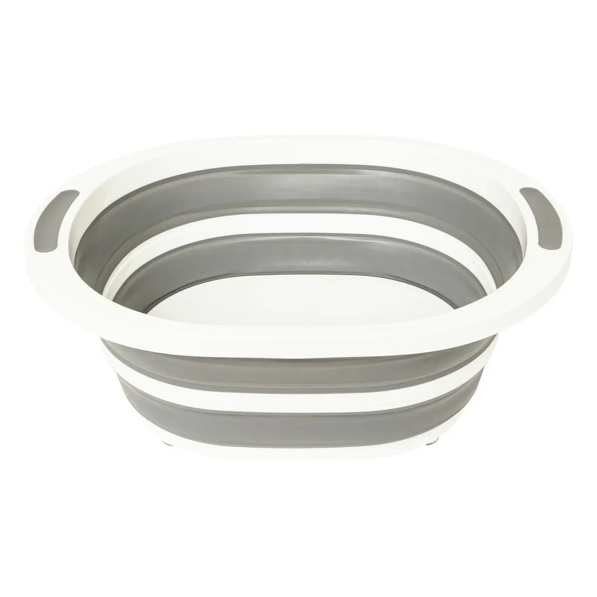 5five Afwasteil opvouwbaar - kunststof - 8L - x 30 x 14 cm - grijs - emmer -