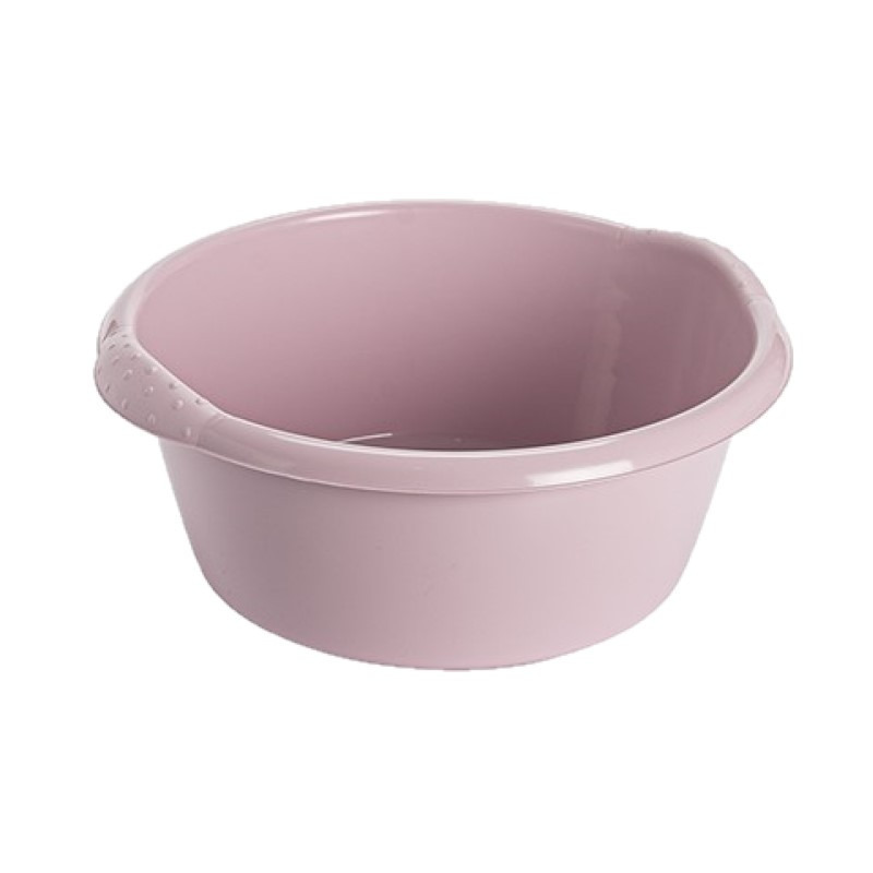 Hega Hogar Afwas teiltje - rond - 20 liter - roze - D47 x H19 cm - Kunststof - Schoonmaak -