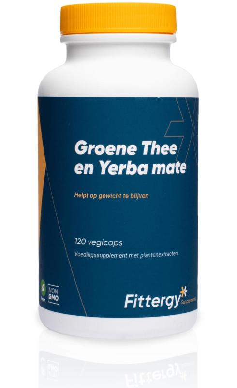 Fittergy Groene thee en yerba mate 120ca