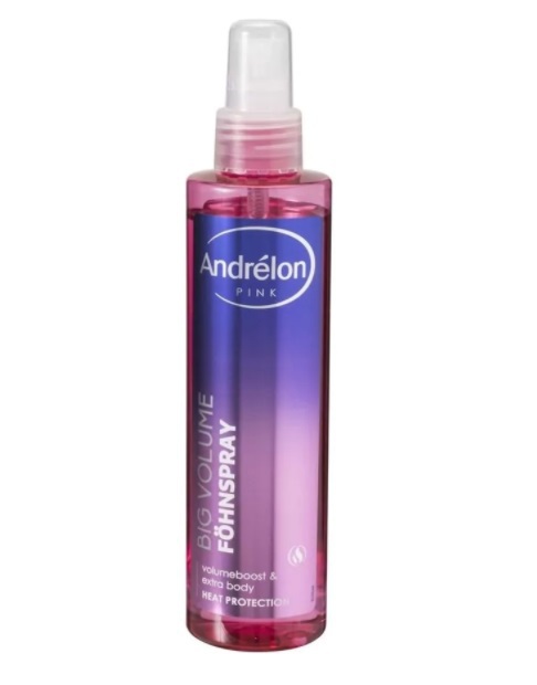 Andrelon Pink big volume föhnspray 200ml