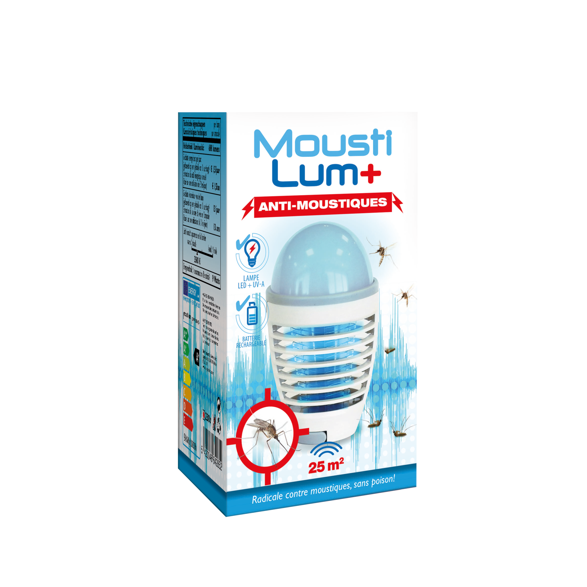 BSI Mousti-Lum+ op batterijen