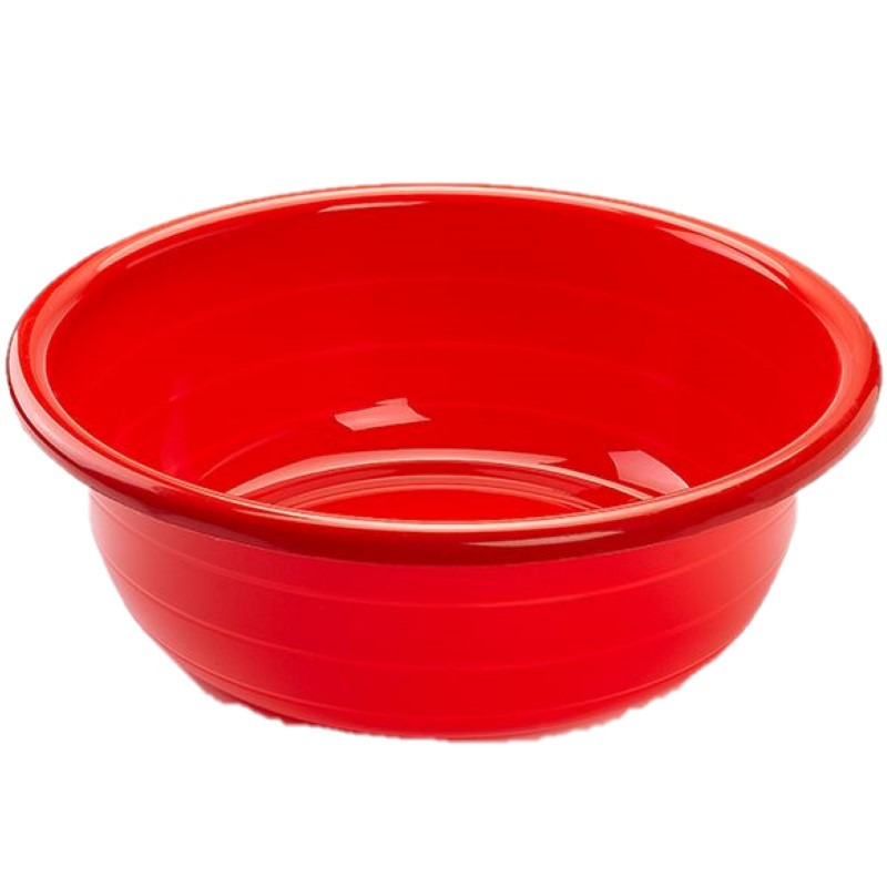 PlasticForte Teiltje - 20 liter - rond - rood - afwasbak - 49 x 17 cm -