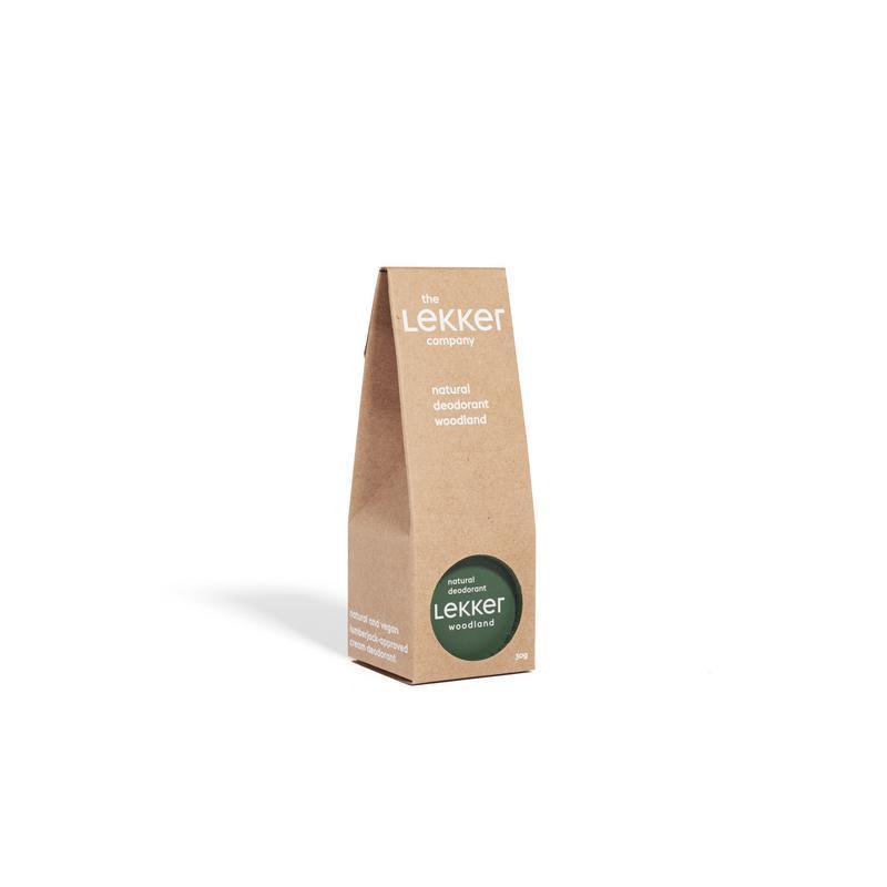 The Lekker Company Crème deodorant woodland 30 G